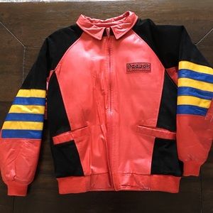 RARE Vintage Reebok Leather and Suede Men’s Jacket